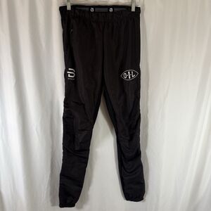 New Bjorn Daehlie Pant Micro Men's Medium Black Pull On Zip Pockets Track Pants